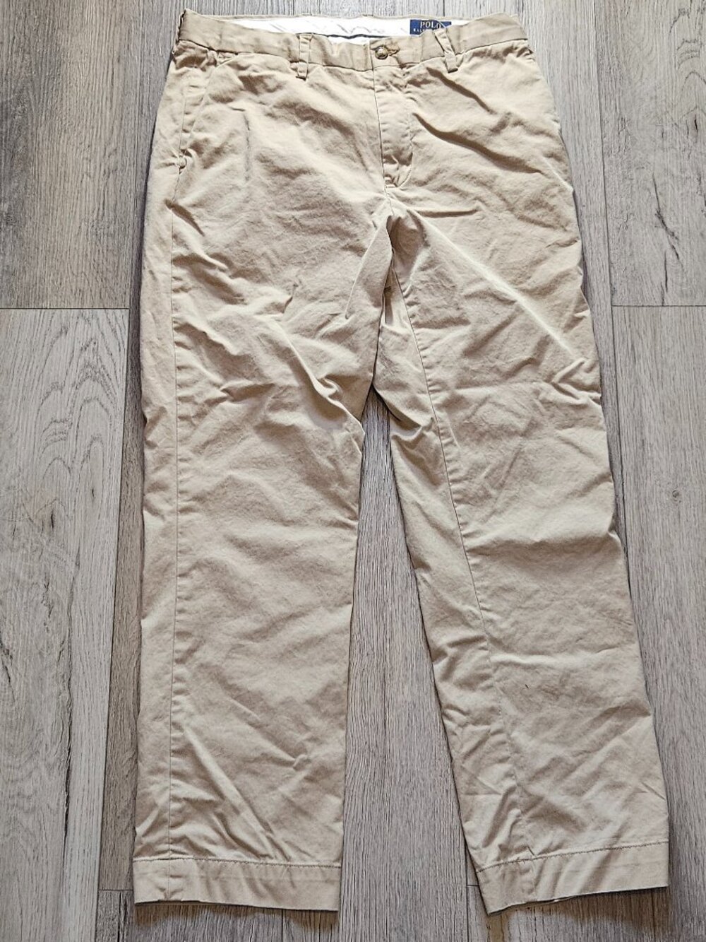 Men's Polo Ralph Lauren Casual Stretch Classic Fit Khaki Chino Pants Size 32x30
